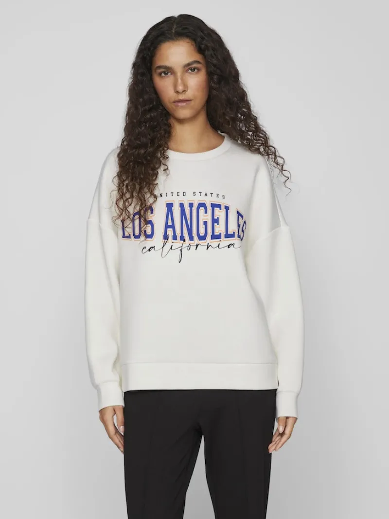 Vila Pullover & Sweatshirts*VISIF OVERSIZE SWEAT TOP optical snow1