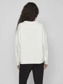 Vila Pullover & Sweatshirts*VISIF OVERSIZE SWEAT TOP optical snow1