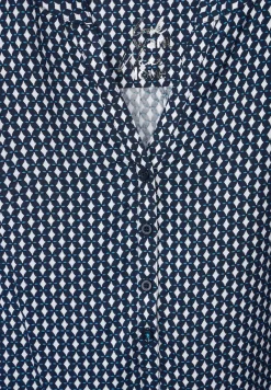 Street One Blusen*Viskose Bluse mit Print deep blue