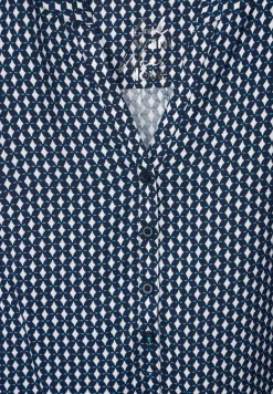 Street One Blusen*Viskose Bluse mit Print deep blue
