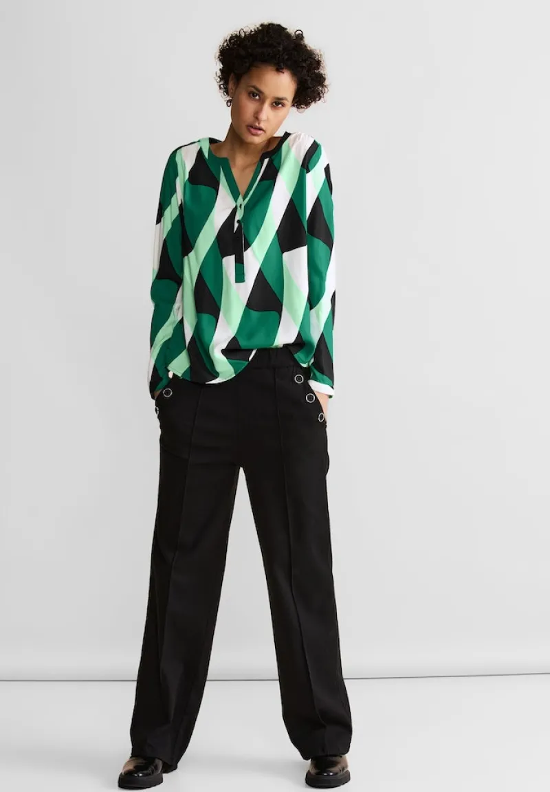Street One Blusen*Viskose Bluse mit Print fresh spring green