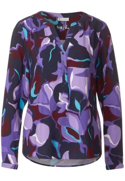 Street One Blusen*Viskose Bluse mit Print lupine lilac