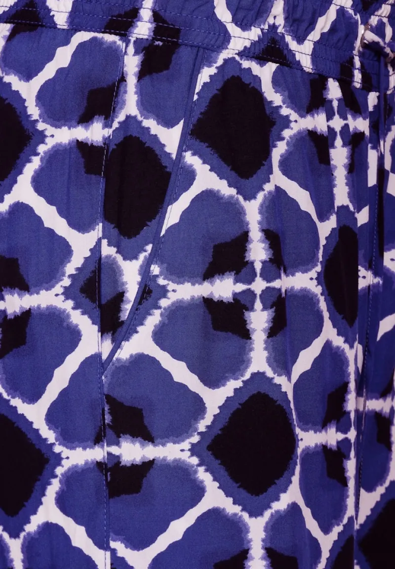Street One Hosen*Viskose Hose mit Print violet blue