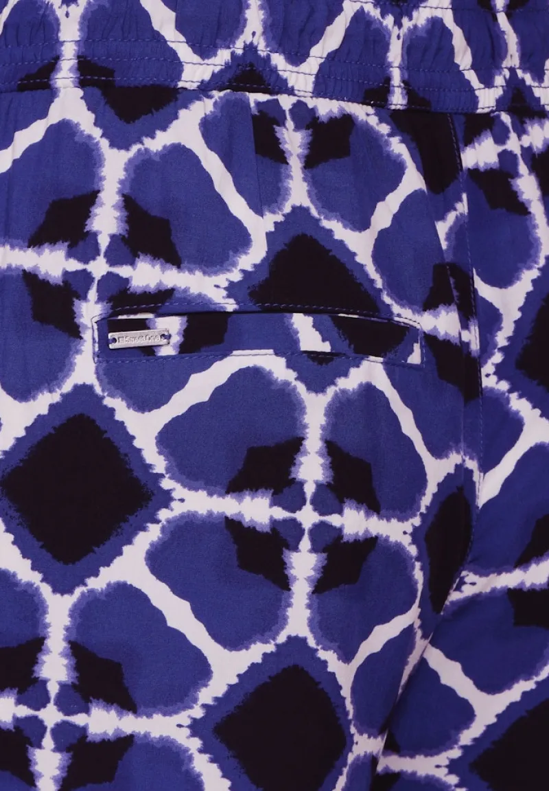 Street One Hosen*Viskose Hose mit Print violet blue