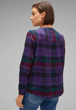 Street One Blusen*Viskose Karobluse intense pure lilac