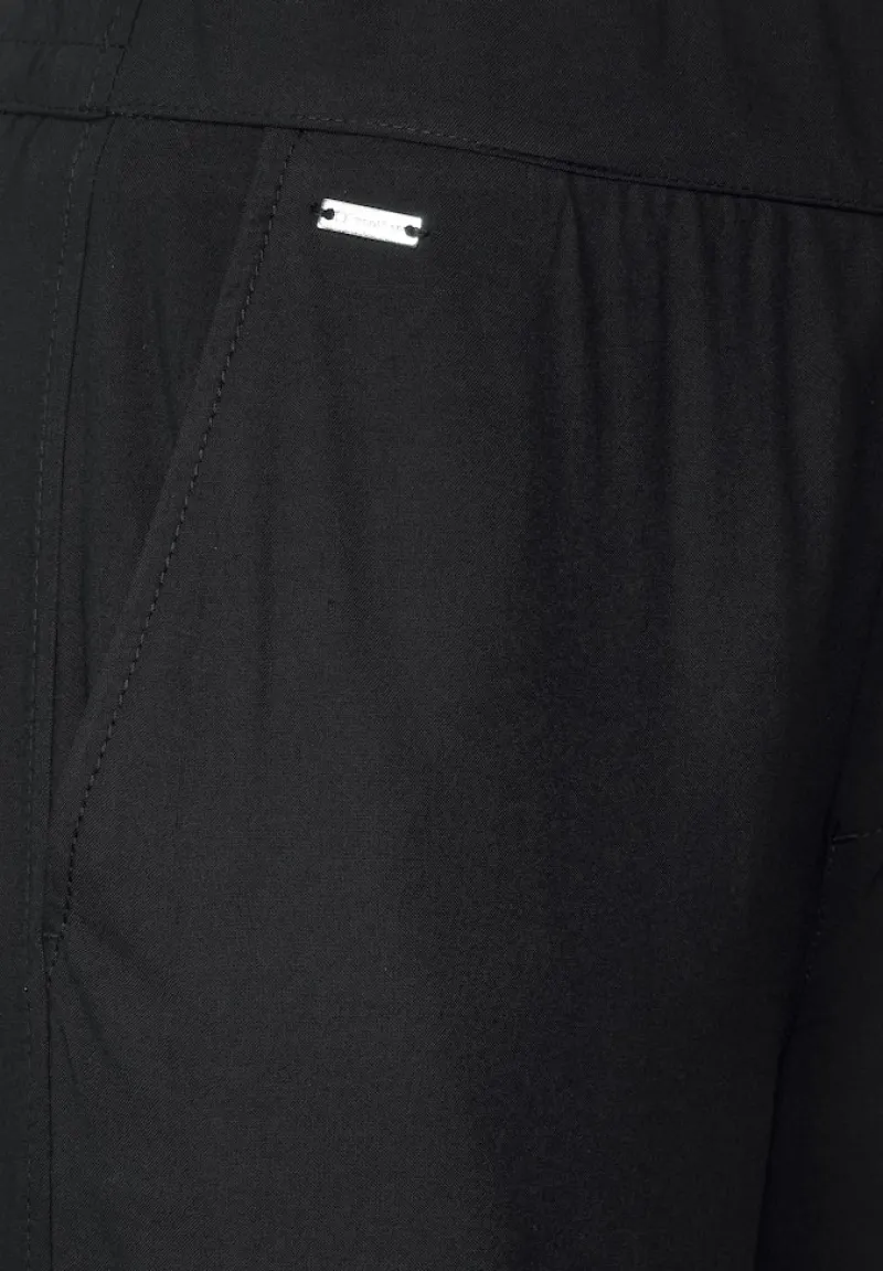Street One Shorts*Viskose Loose Fit Hose Black