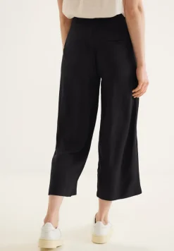 Street One Shorts*Viskose Loose Fit Hose Black