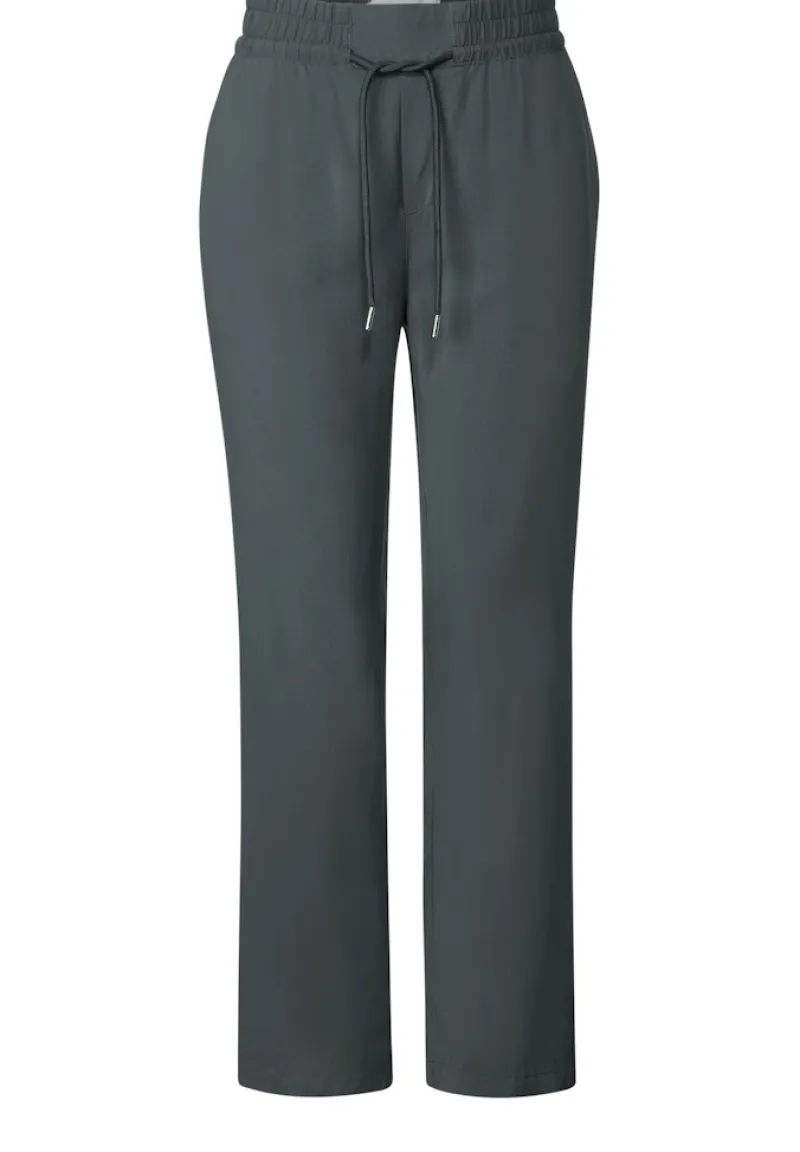 Street One Hosen*Viskose Loose Fit Hose marshy green
