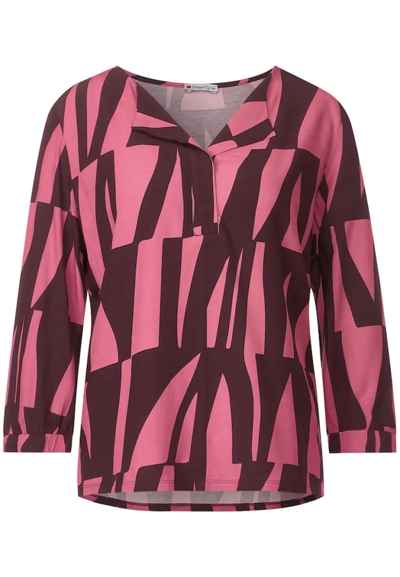 Street One Shirts*Viskose Printshirt legend rose