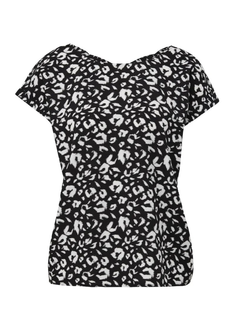 s.Oliver Blusen*Viskosebluse mit Rückenausschnitt Schwarz