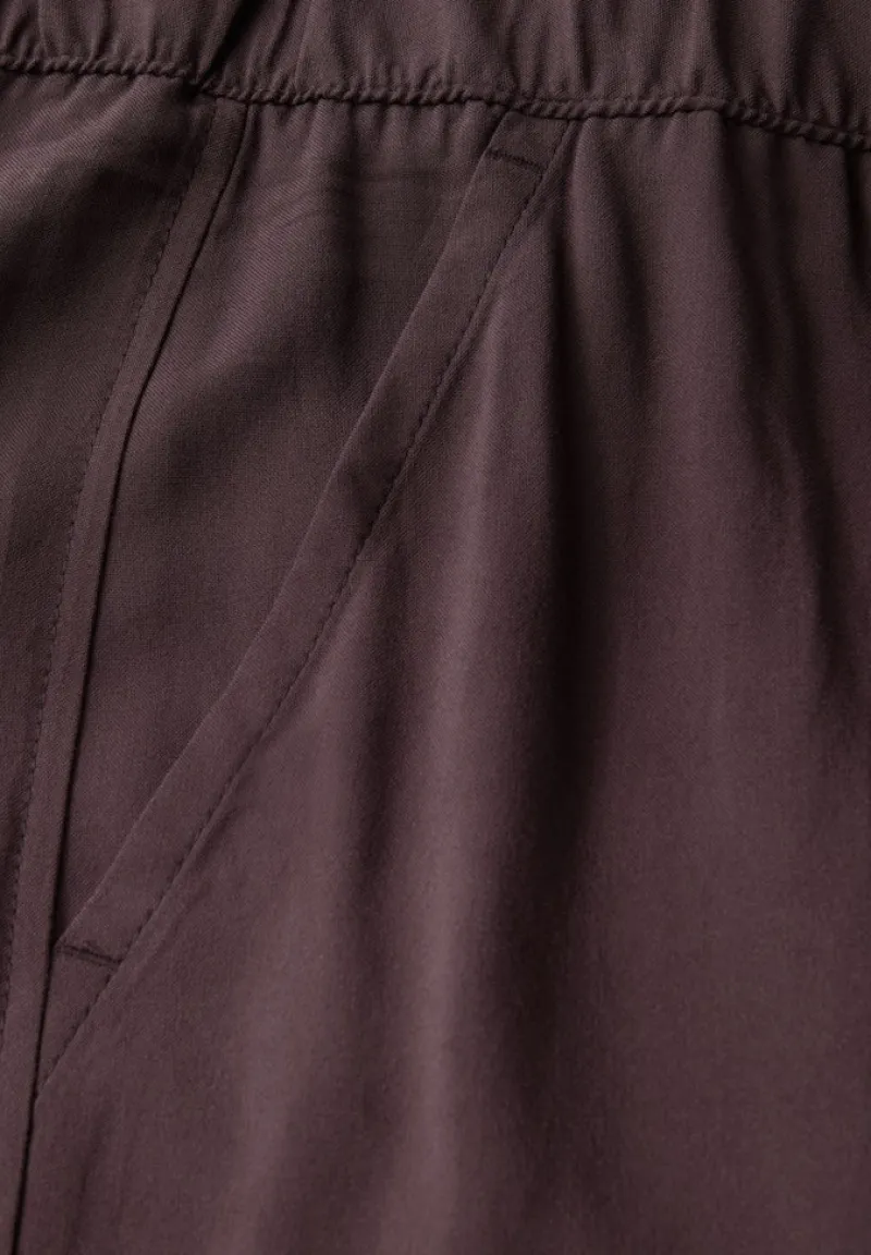 STREET ONE STUDIO Hosen*Viskose-Culotte fudge red