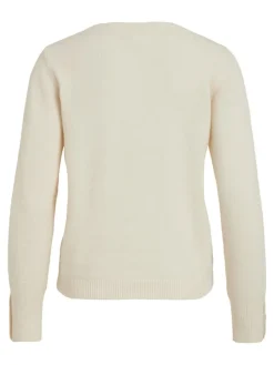Vila Pullover & Sweatshirts*VISPARKLE L/S V-NECK KNIT TOP/PB birch