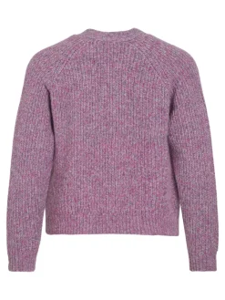 Vila Pullover & Sweatshirts*VISPOSA V-NECK L/S KNIT CARDIGAN sangria sunset