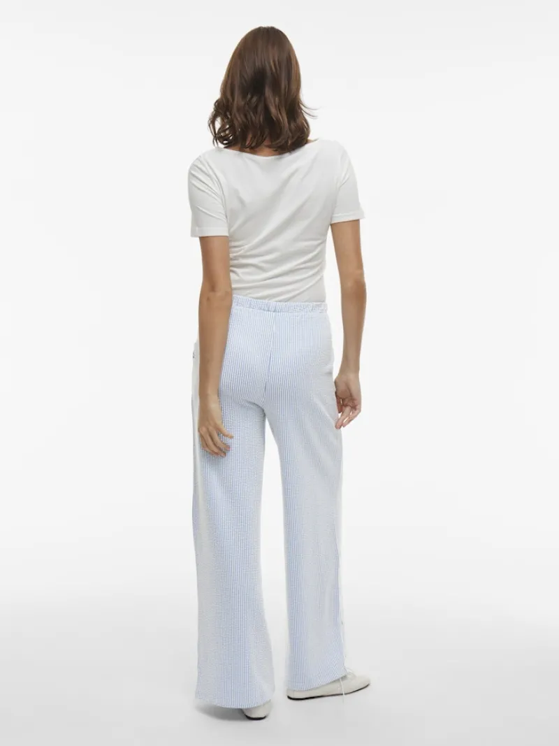 Vila Hosen*VISTRIPLO HW WIDE PANTS/1 regatta