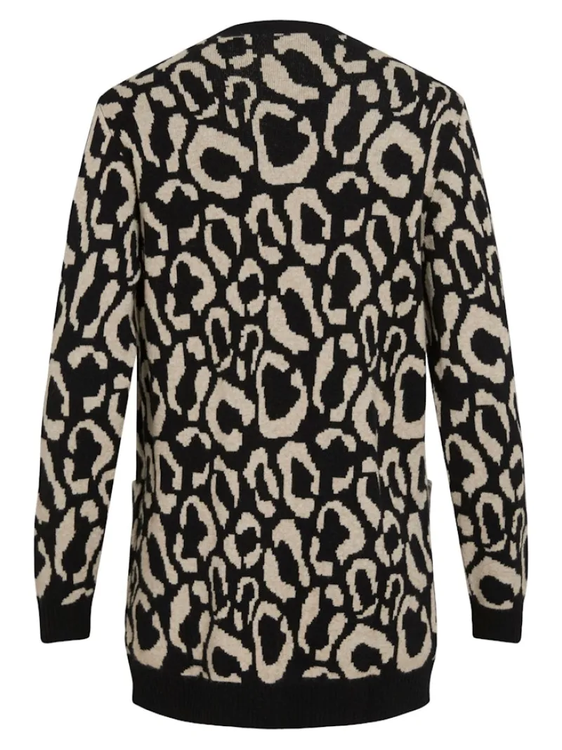 Vila Pullover & Sweatshirts*VITIF OPEN L/S KNIT CARDIGAN - NOOS black beauty