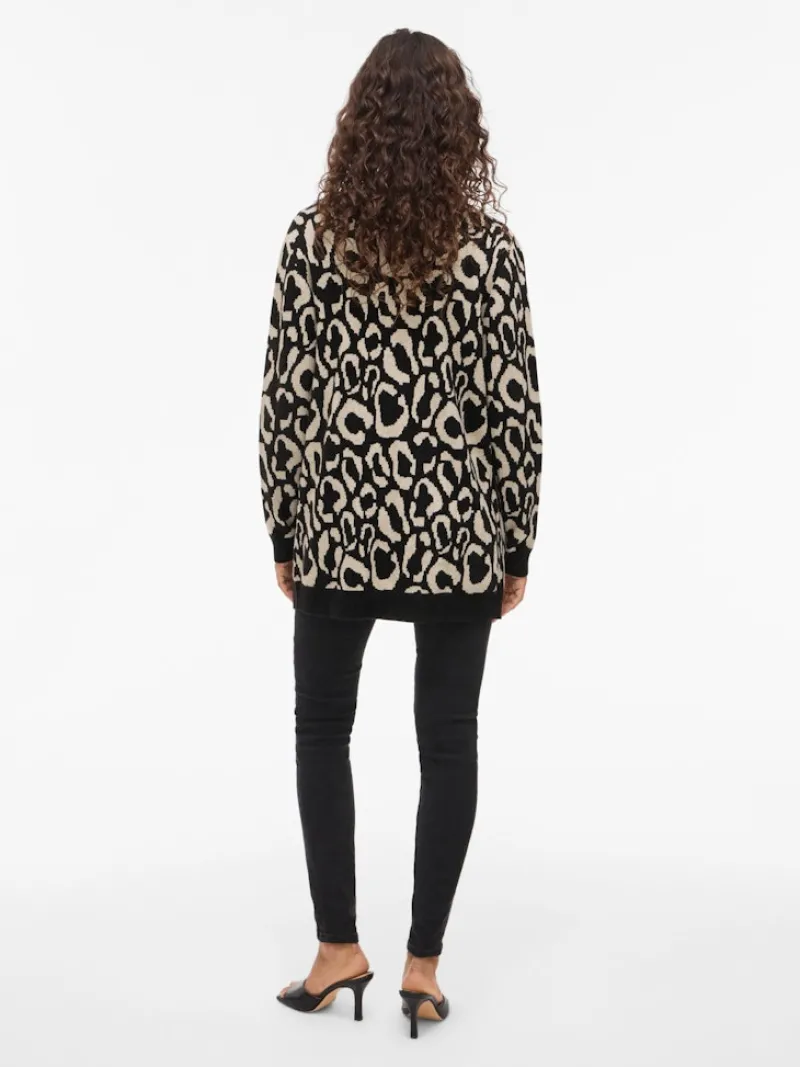 Vila Pullover & Sweatshirts*VITIF OPEN L/S KNIT CARDIGAN - NOOS black beauty