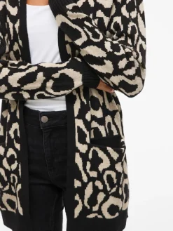 Vila Pullover & Sweatshirts*VITIF OPEN L/S KNIT CARDIGAN - NOOS black beauty