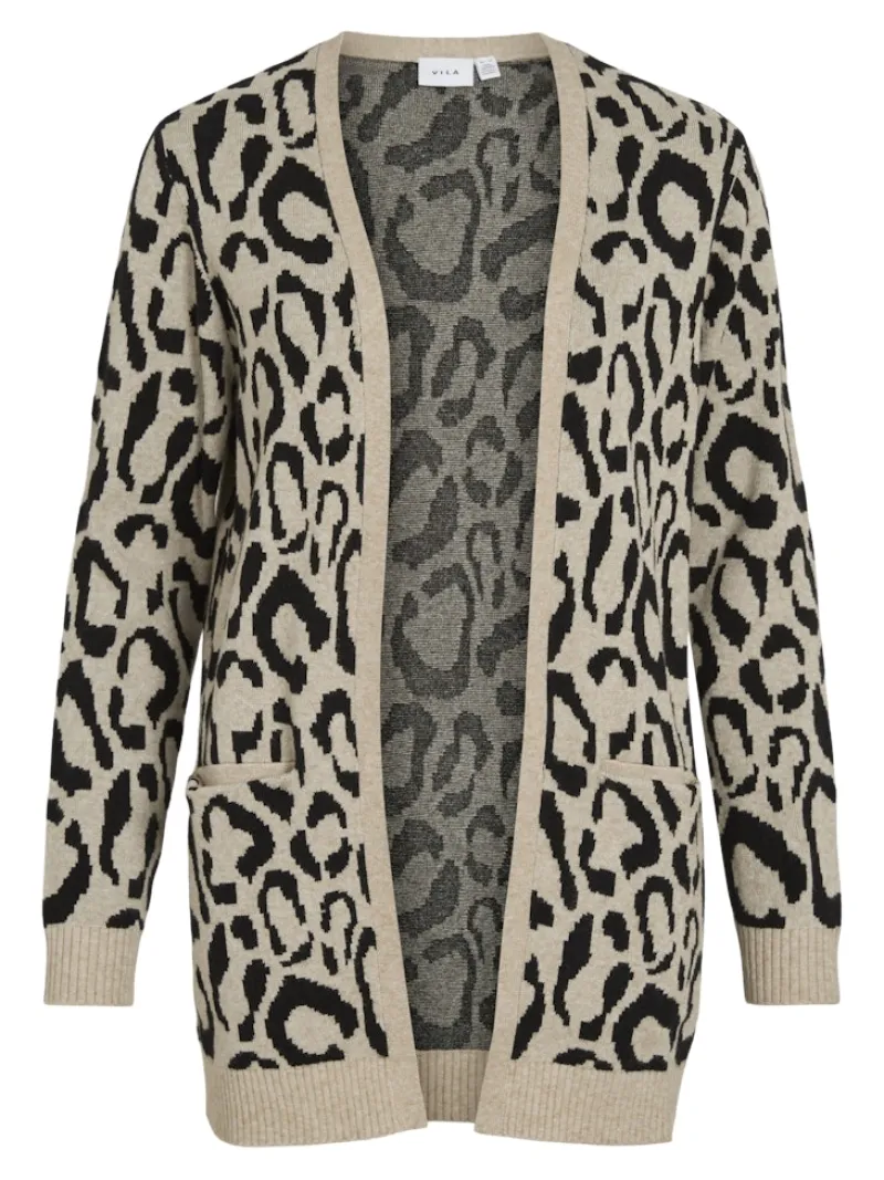 Vila Pullover & Sweatshirts*VITIF OPEN L/S KNIT CARDIGAN - NOOS natural melange