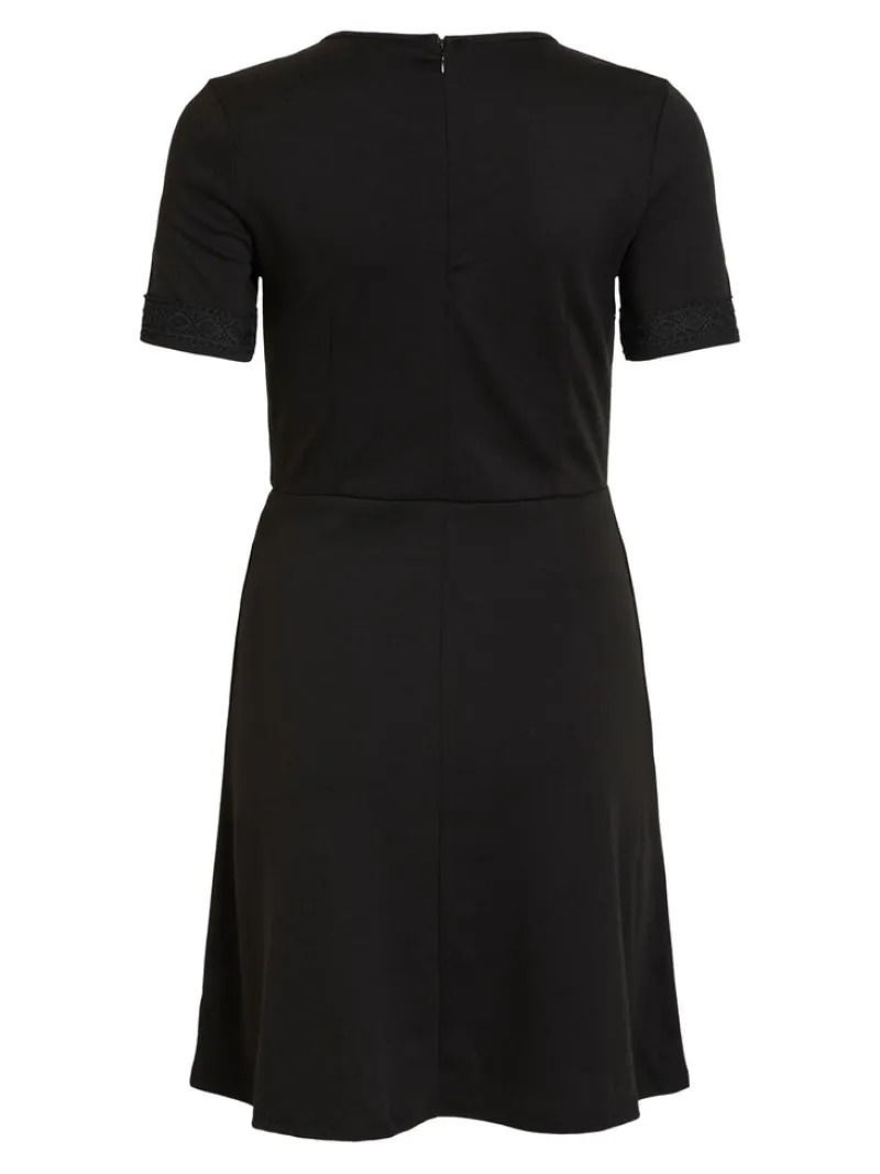 Vila Kleider*VITINNY SAPI S/S LACE DRESS/ZA Black