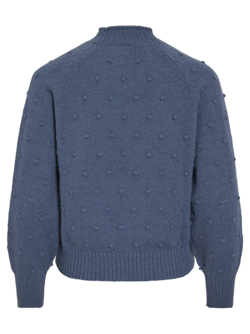 Vila Pullover & Sweatshirts*VITULI O-NECK L/S KNIT TOP/SU/PB/1 Vintage Indigo