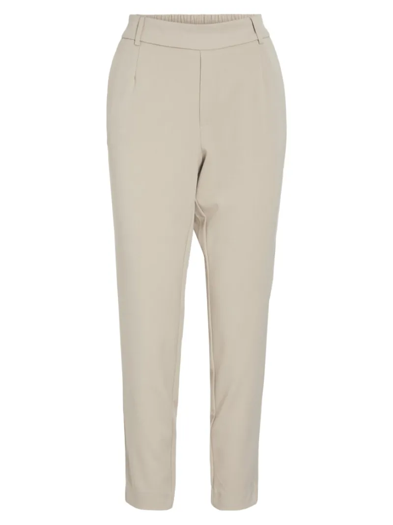 Vila Hosen*VIVARONE HW SLIM PANT - NOOS Feather Gray