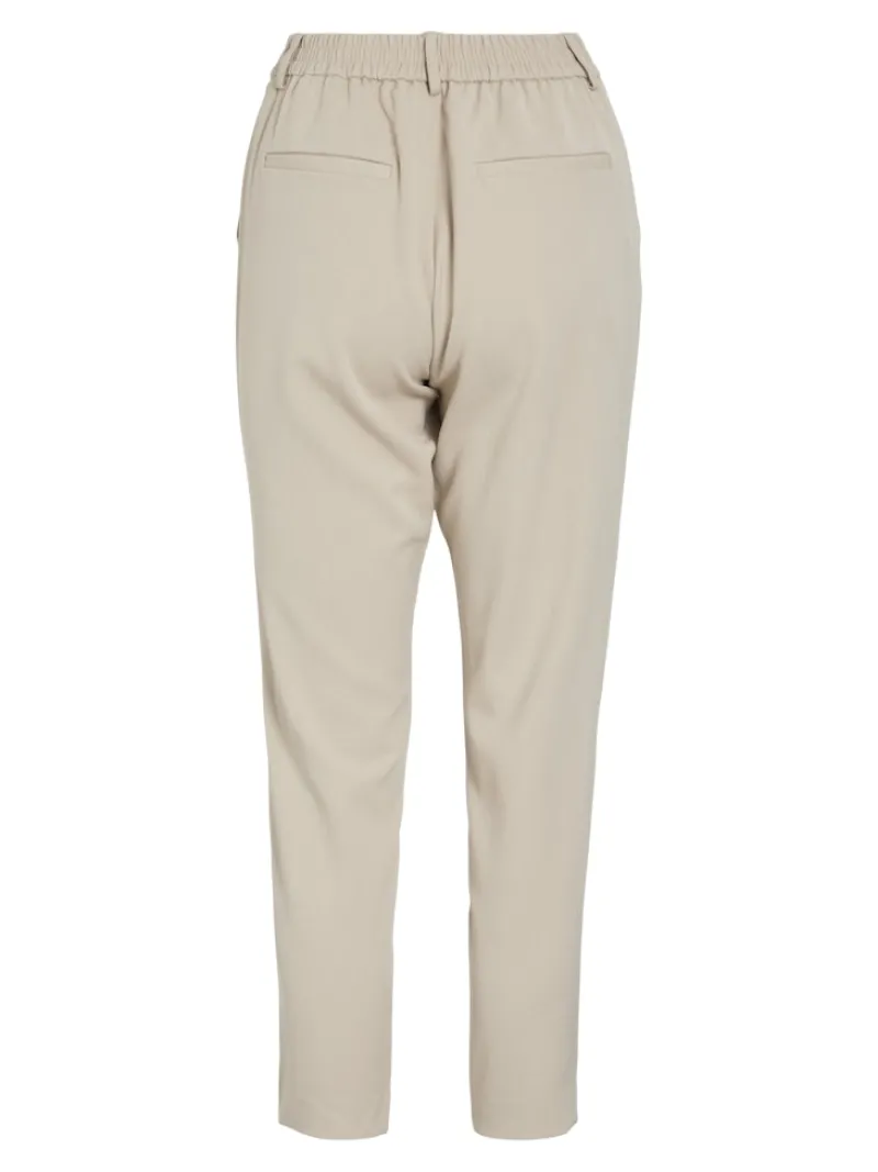 Vila Hosen*VIVARONE HW SLIM PANT - NOOS Feather Gray