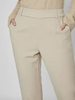 Vila Hosen*VIVARONE HW SLIM PANT - NOOS Feather Gray