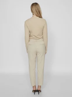 Vila Hosen*VIVARONE HW SLIM PANT - NOOS Feather Gray