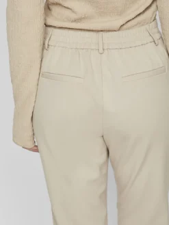 Vila Hosen*VIVARONE HW SLIM PANT - NOOS Feather Gray