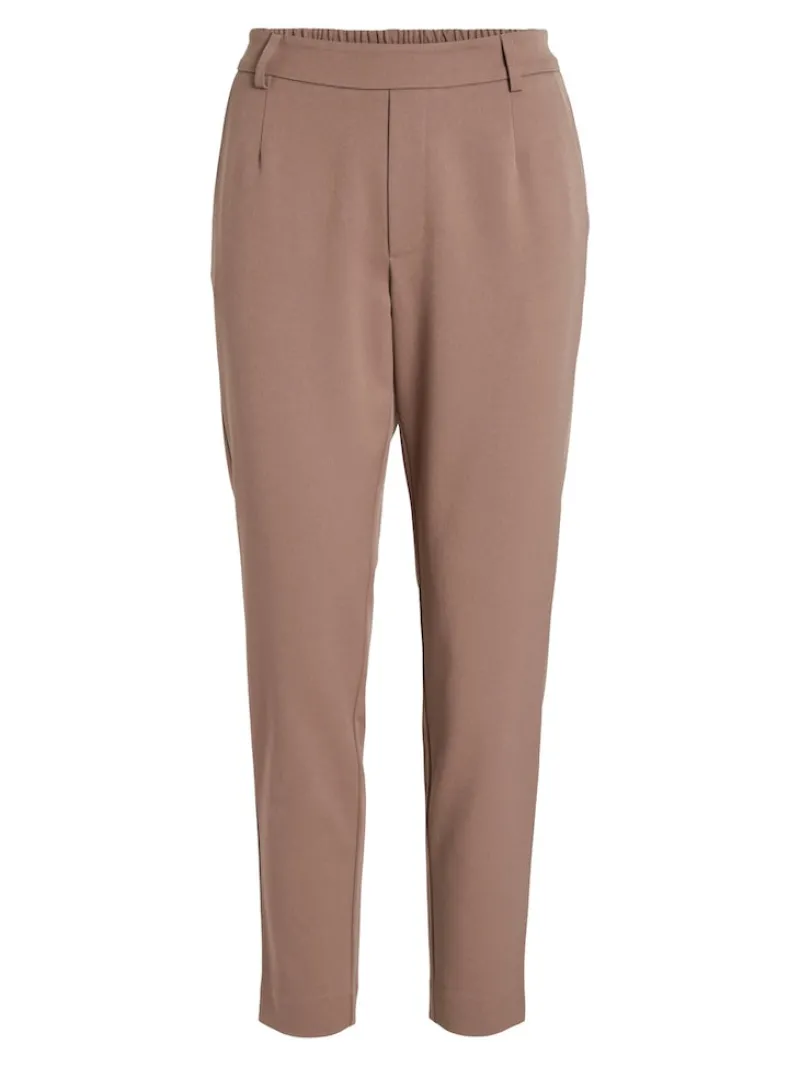 Vila Hosen*VIVARONE HW SLIM PANT - NOOS brown lentil