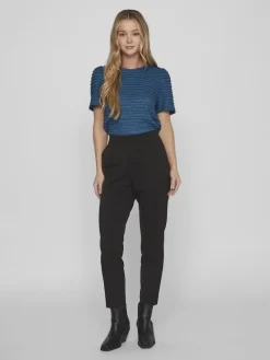Vila Hosen*VIVARONE HW SLIM PANT - NOOS Black