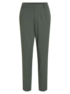 Vila Hosen*VIVARONE HW SLIM PANT - NOOS duck green