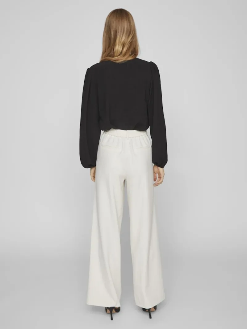 Vila Hosen*VIVARONE HW WIDE PANT - NOOS eierschal2