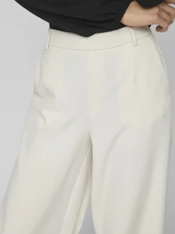 Vila Hosen*VIVARONE HW WIDE PANT - NOOS eierschal2