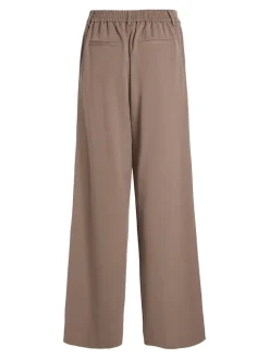 Vila Hosen*VIVARONE HW WIDE PANT - NOOS brown lentil