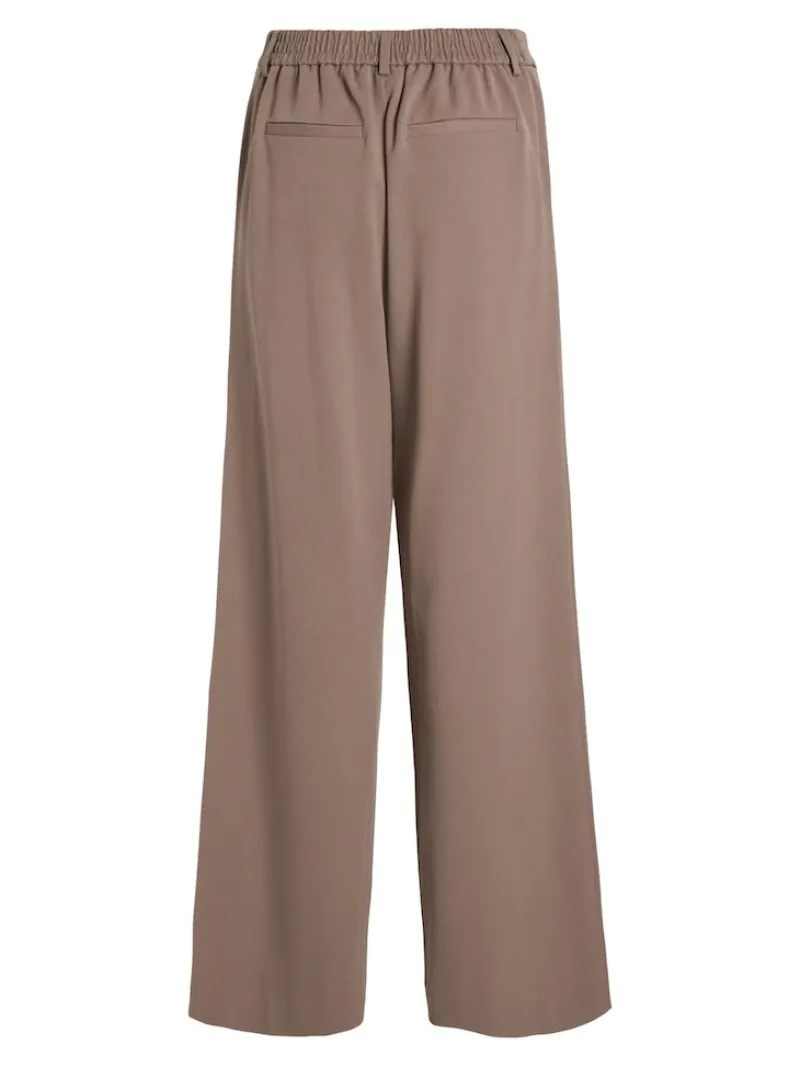 Vila Hosen*VIVARONE HW WIDE PANT - NOOS brown lentil