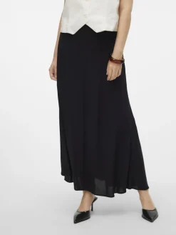 Vero Moda Röcke*VMALBA ANKLE SKIRT WVN NOOS schwarz1