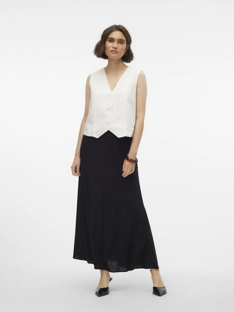 Vero Moda Röcke*VMALBA ANKLE SKIRT WVN NOOS schwarz1
