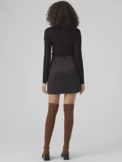 Vero Moda Shirts*VMALBERTE LS ROLLNECK TOP JRS NOOS Black