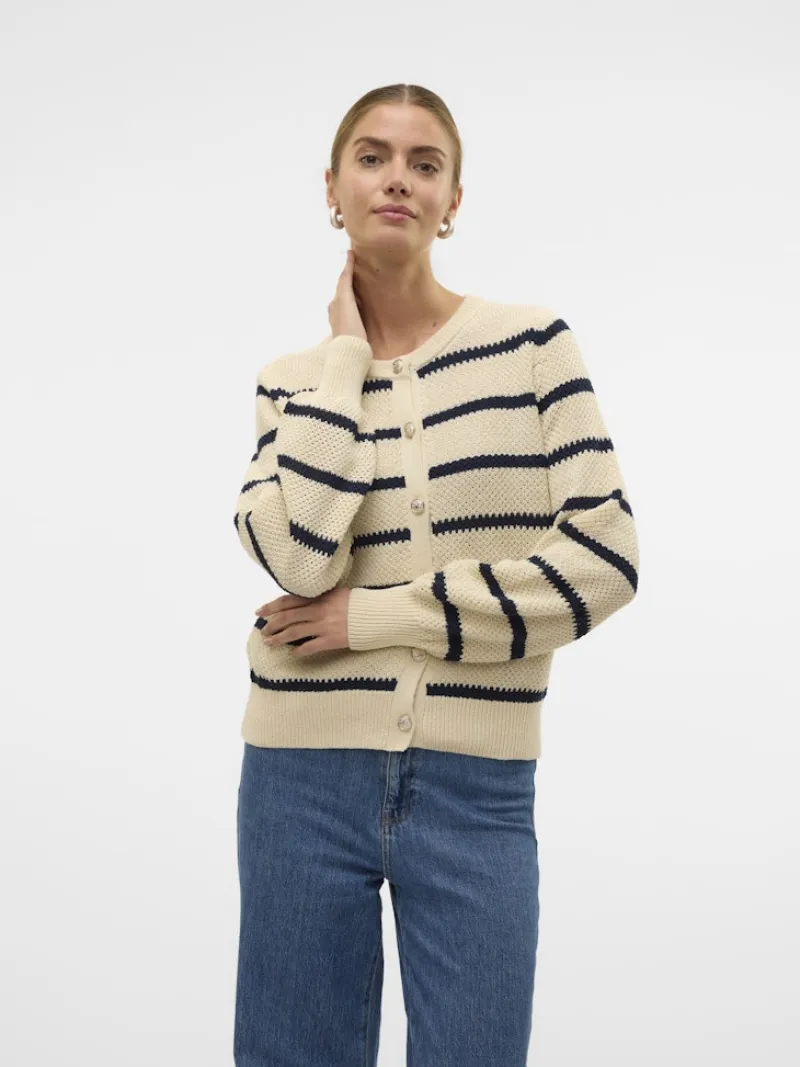 Vero Moda Pullover & Sweatshirts*VMAMAZING LS O-NECK CARDIGAN GA BOO birch