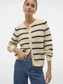 Vero Moda Pullover & Sweatshirts*VMAMAZING LS O-NECK CARDIGAN GA BOO birch