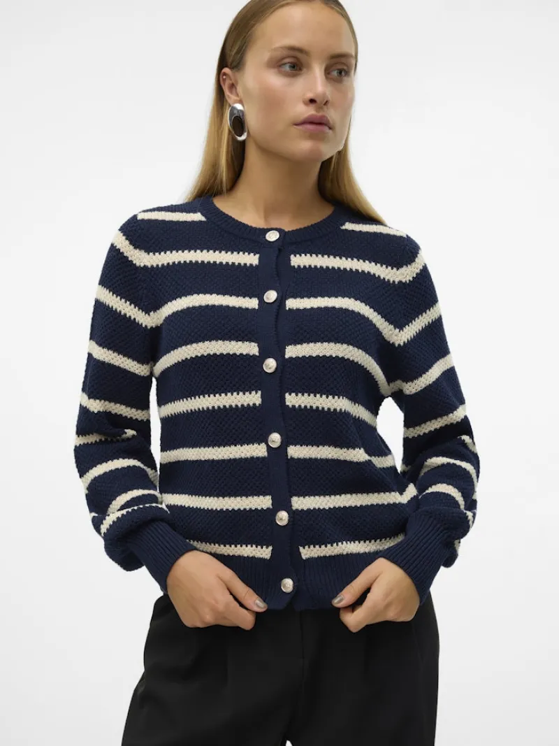 Vero Moda Pullover & Sweatshirts*VMAMAZING LS O-NECK CARDIGAN GA BOO Navy Blazer