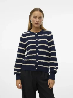 Vero Moda Pullover & Sweatshirts*VMAMAZING LS O-NECK CARDIGAN GA BOO Navy Blazer