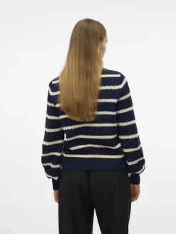 Vero Moda Pullover & Sweatshirts*VMAMAZING LS O-NECK CARDIGAN GA BOO Navy Blazer