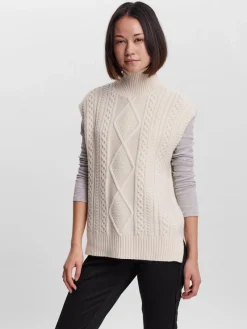 Vero Moda Pullover & Sweatshirts*VMAMINA SL HIGH NECK VEST GA birch