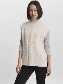 Vero Moda Pullover & Sweatshirts*VMAMINA SL HIGH NECK VEST GA birch