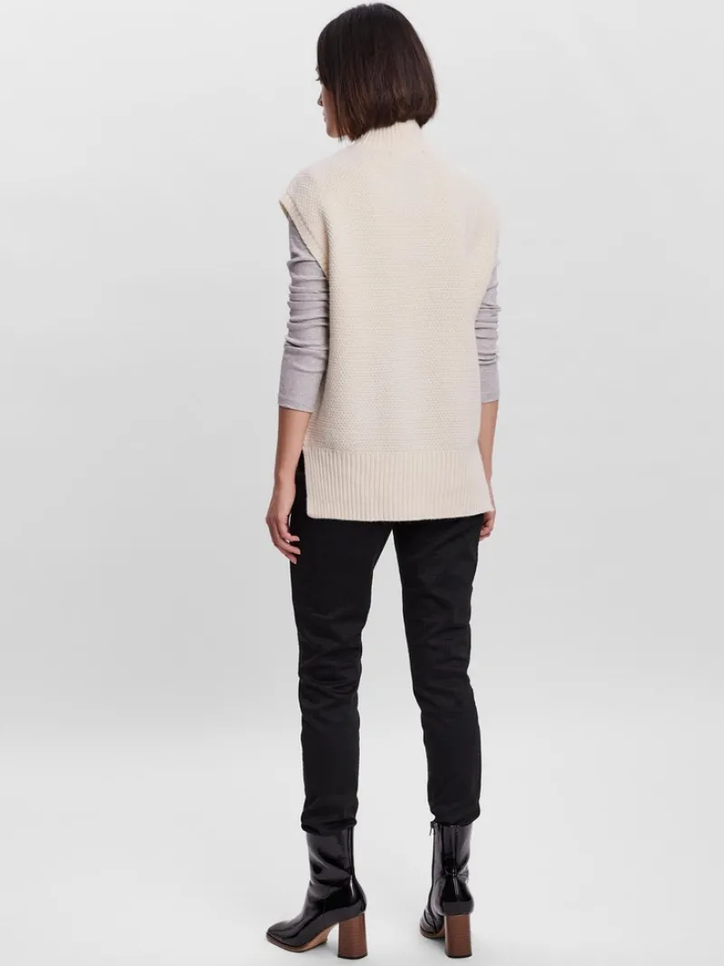 Vero Moda Pullover & Sweatshirts*VMAMINA SL HIGH NECK VEST GA birch