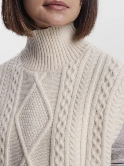 Vero Moda Pullover & Sweatshirts*VMAMINA SL HIGH NECK VEST GA birch