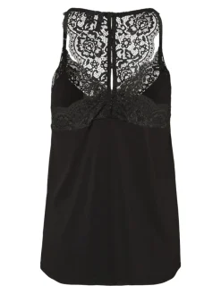 Vero Moda Shirts*VMANA S/L LACE TOP GA NOOS Black