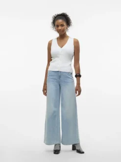 Vero Moda Jeans*VMANNET MR WIDE JEANS SI321 Medium Blue Denim